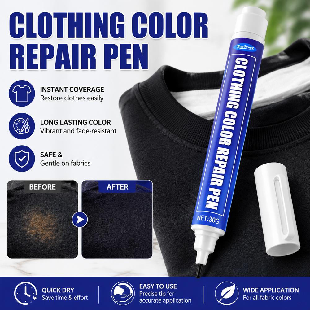 Fountain Pen Ink - Fabric Repair Pen No-Fade Permanent Ink