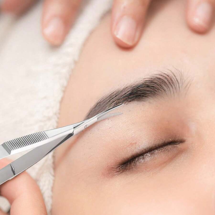 Scissors Stainless Craft - SGIAWETA-Stainless Steel Precision Eyebrow & Eyelash