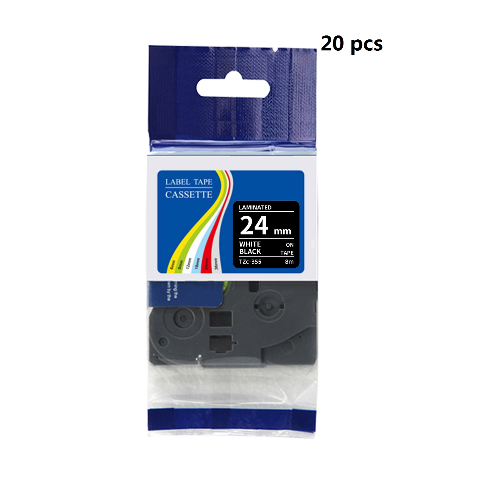 20 pcs pack Compatible Brother - Label Printer Tape 评论和价格