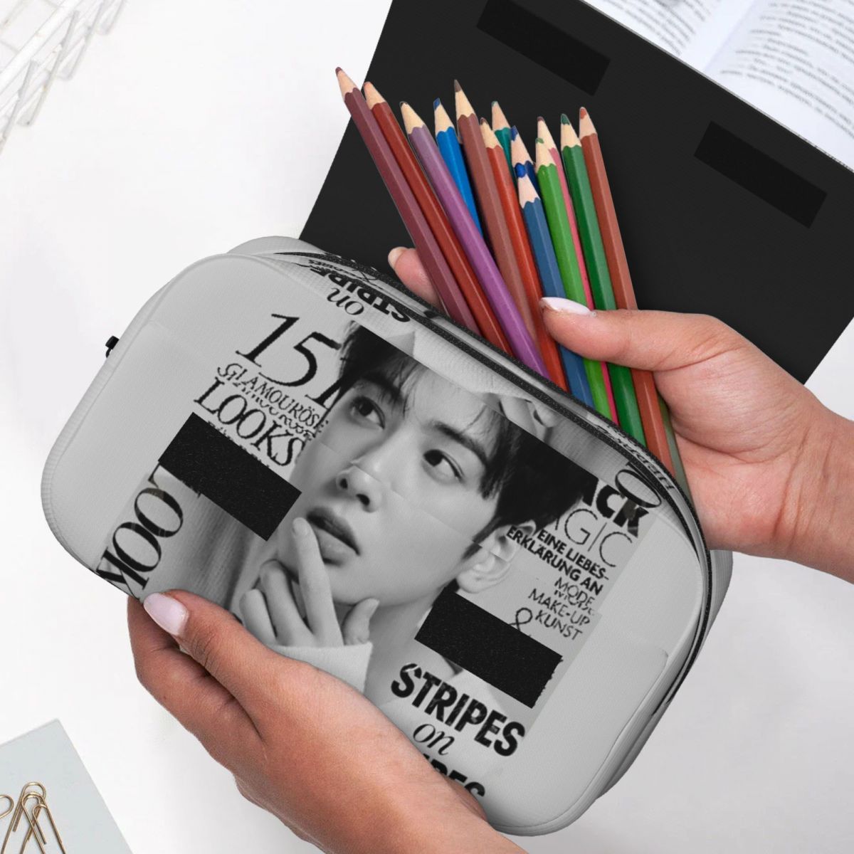 Cha EunWoo Kpop Astro Pencil C - Stationery And Office Supply Chain 评论和价格