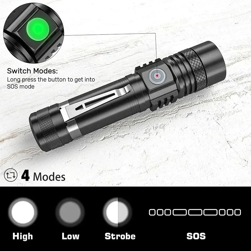 Rechargeable T6 Handheld Flash - Stationery Supply 评论和价格