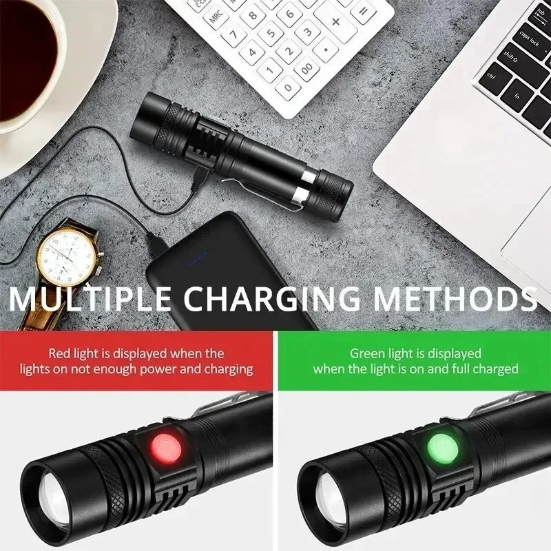 Rechargeable T6 Handheld Flash - Stationery Supply 评论和价格