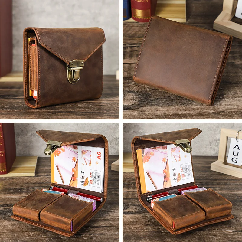 Luxury Retro Leather Notebook  - Office Stationery Supply Business 评论和价格