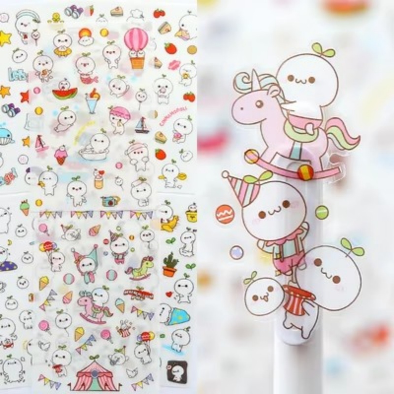 6 Sheets/Pack Cartoon Cat and  - Total Stationery & Office Supply 评论和价格