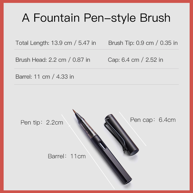 Fountain Brush Pen Set with 50 - Fountain Pen Ink 评论和价格