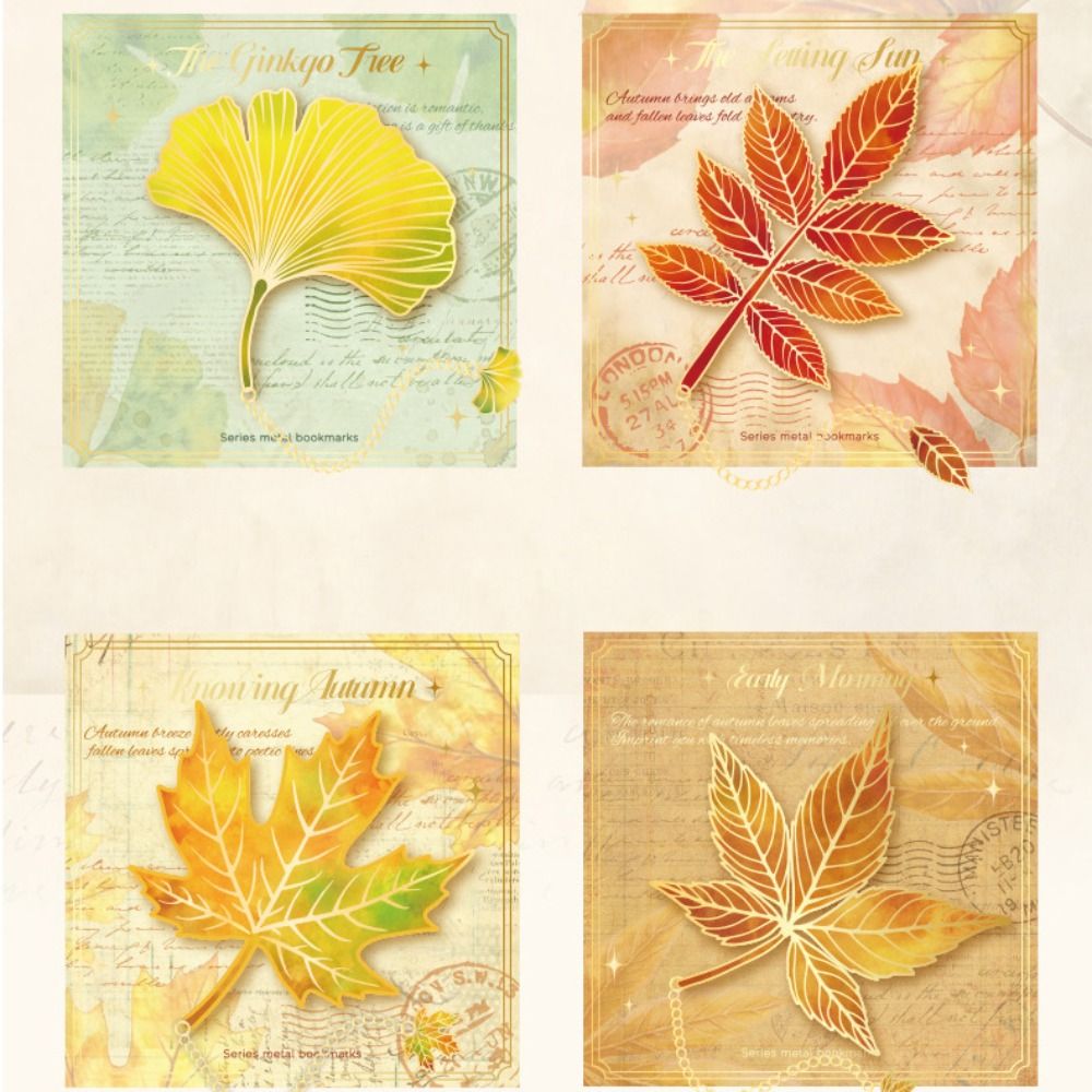 Metal Leaves Bronzing Bookmark - Stationery And Office Supply Chain 评论和价格