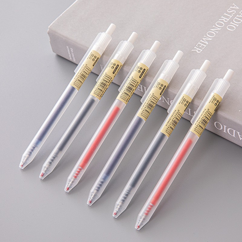 6/10Pcs 0.5mm Retractable Gel  - Office Stationery Supply Business 评论和价格