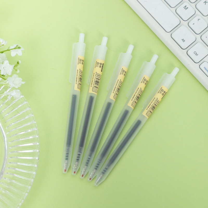 6/10Pcs 0.5mm Retractable Gel  - Office Stationery Supply Business 评论和价格