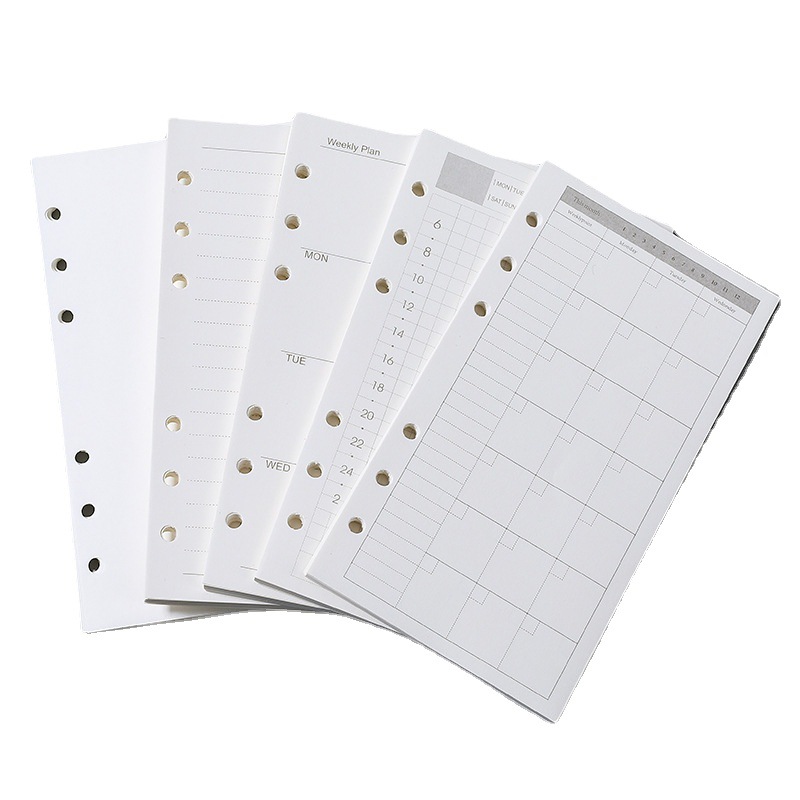 A5 A6 A7 Loose Leaf Notebook R - Notebook Dotted A5 评论和价格