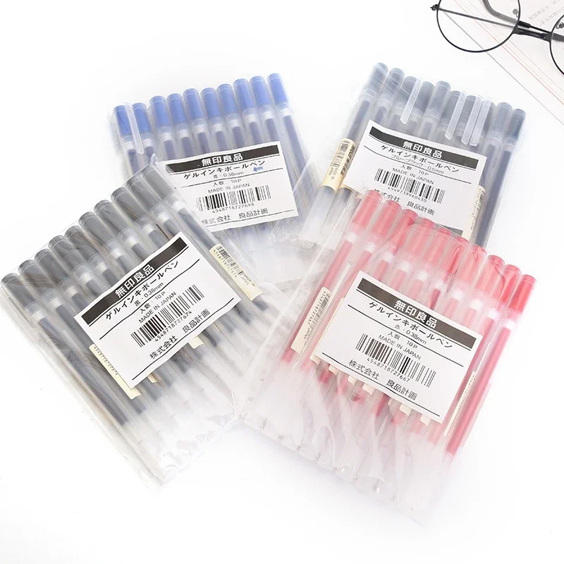 10-30Pcs/Set 0.38/0.5mm Gel pe - Office Stationery Supply Business 评论和价格
