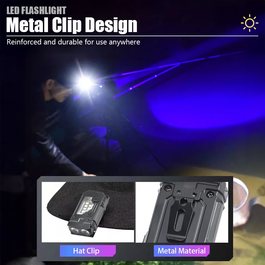 Mini Keychain EDC Flashlight - - Stationery Supply 评论和价格