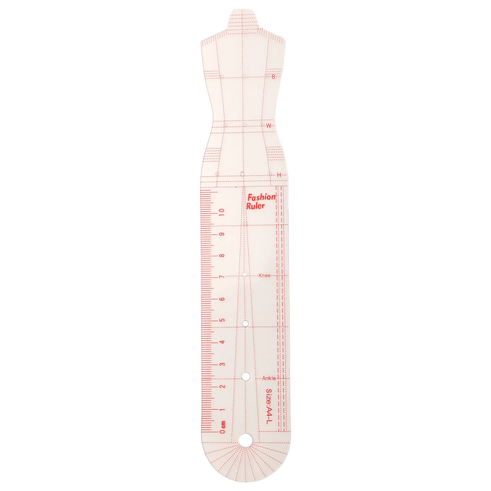 Transparent Plastic Fashion De - Ruler Set Transparent 评论和价格