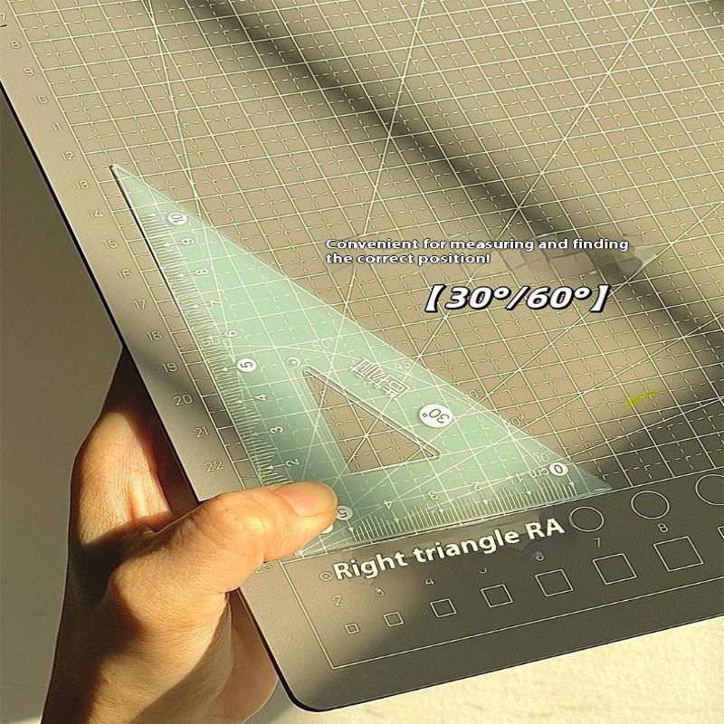 4PCS/Set Transparent Measuring - Ruler Set Transparent 评论和价格
