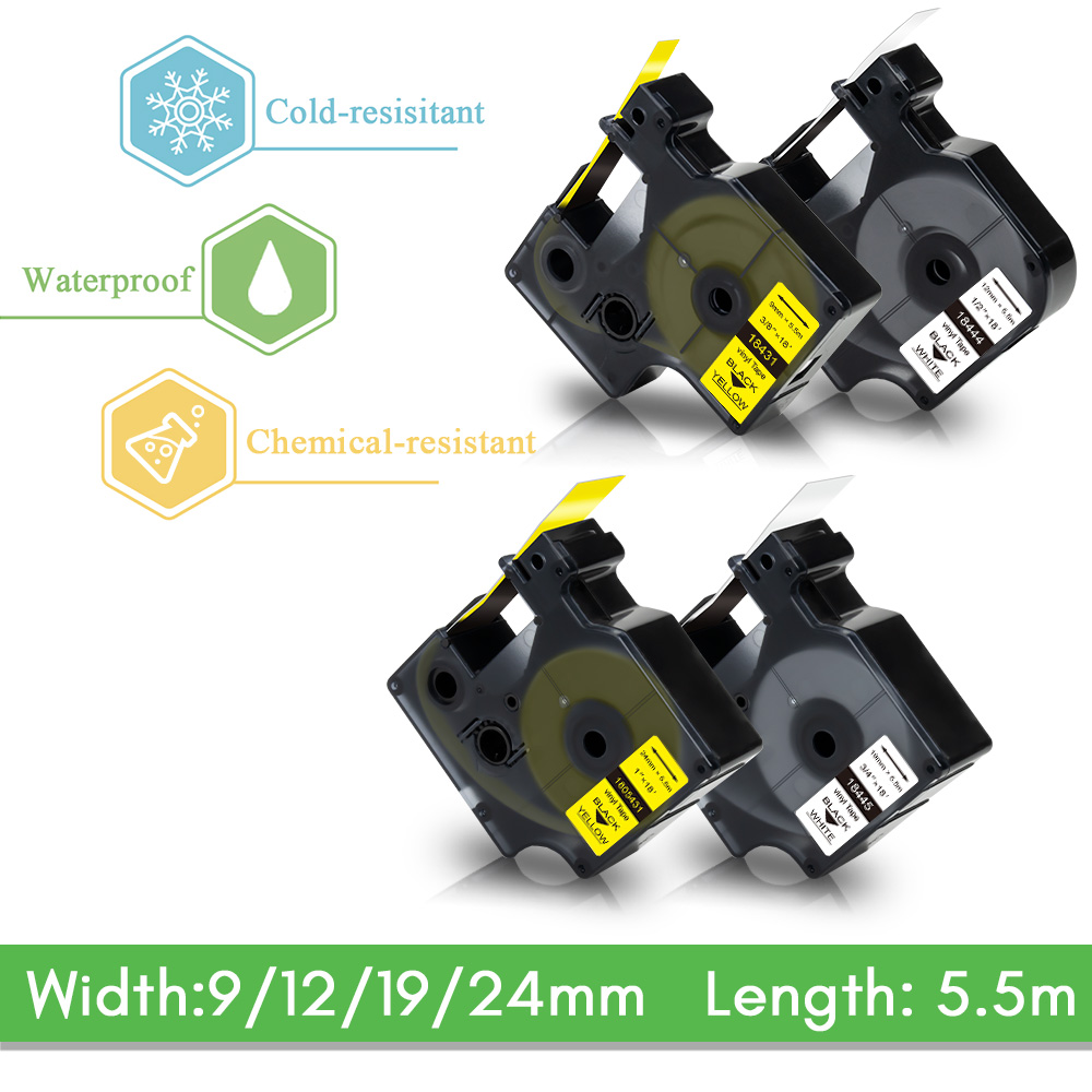 Compatible Rhino IND Vinyl Ind - Label Printer Tape 评论和价格