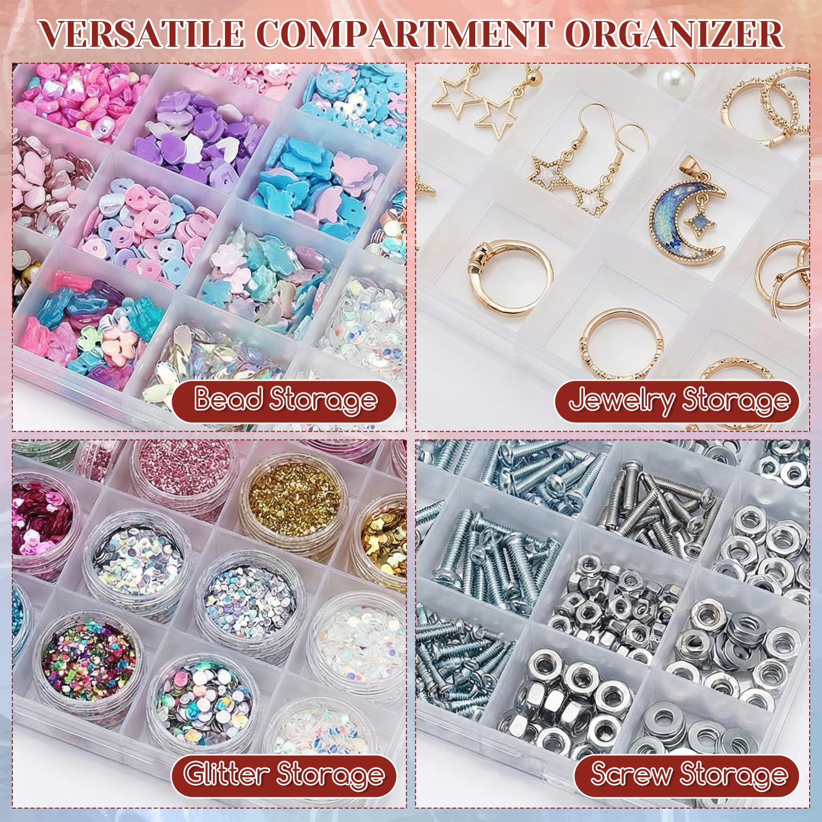 24-Grid Plastic Organizer Box  - Washi Tape Set 评论和价格