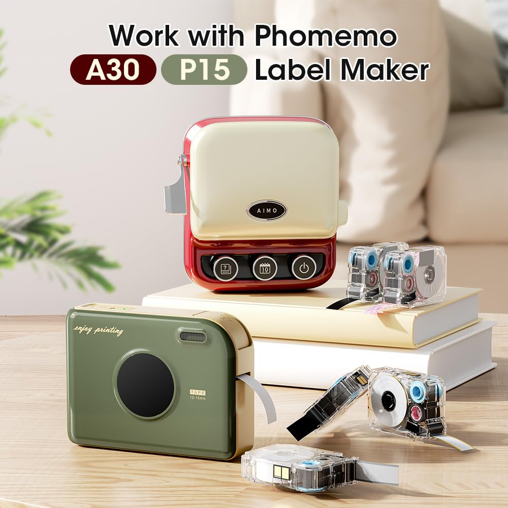 Phomemo A30 P15 Label Printer  - Label Printer Tape 评论和价格