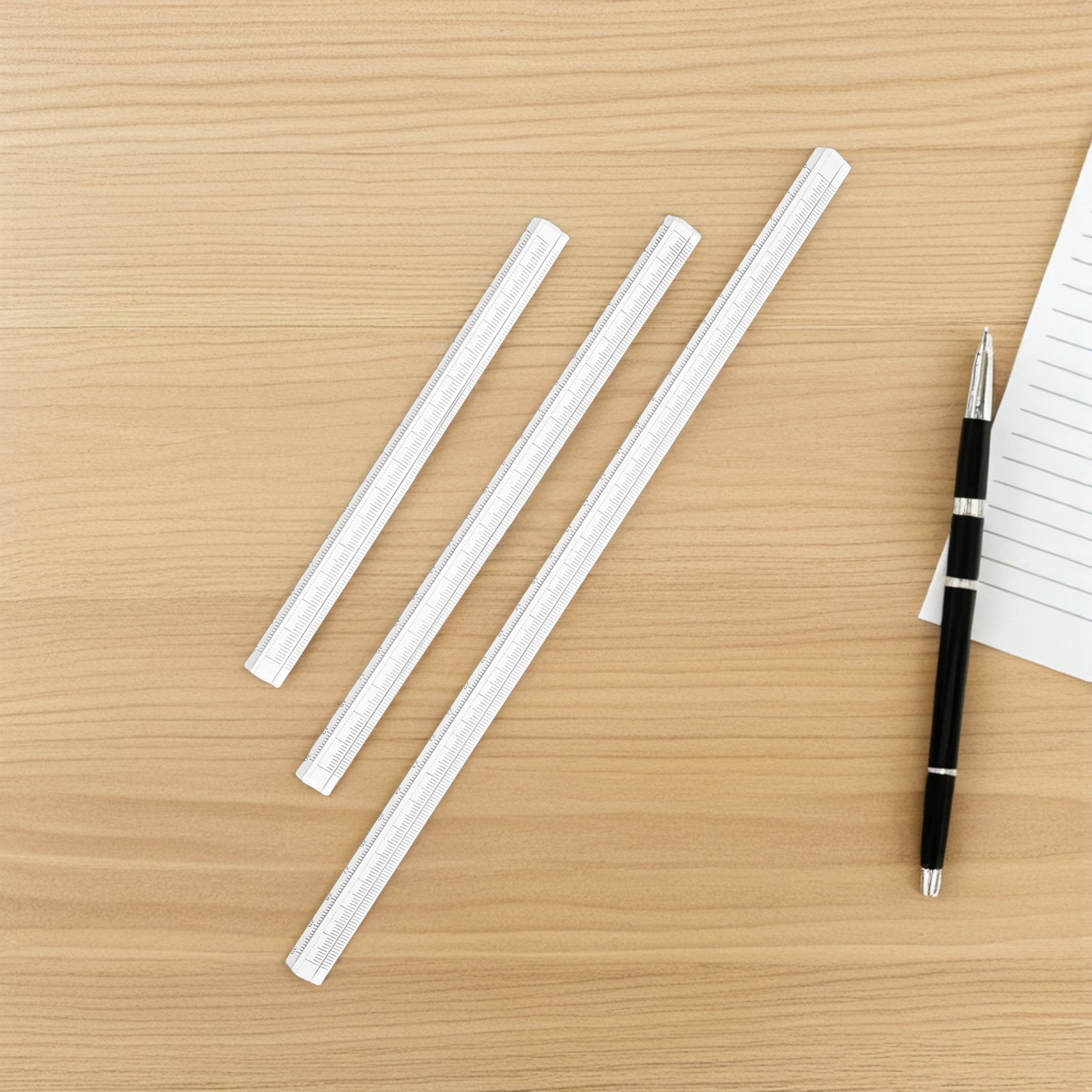 3Pcs Transparent Drawing Ruler - Ruler Set Transparent 评论和价格