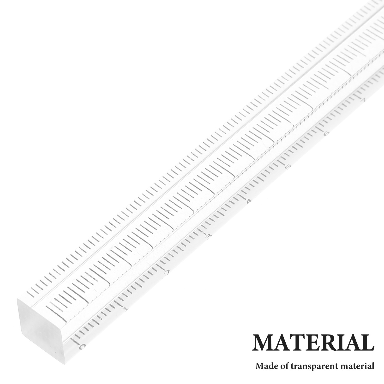 3Pcs Transparent Drawing Ruler - Ruler Set Transparent 评论和价格